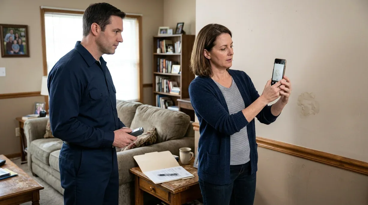 What homeowners insurance typically covers for leak detection and slab leaks in Georgia