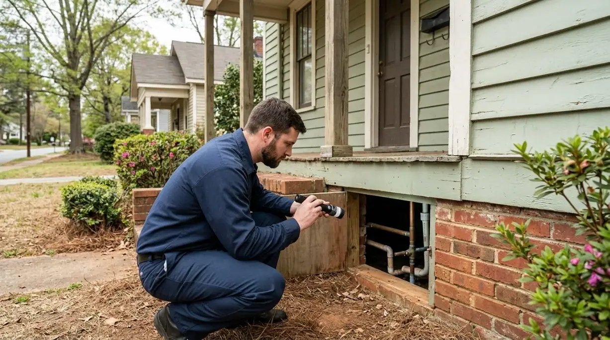 Leak detection service area map for the 30060 ZIP code in Marietta, Georgia