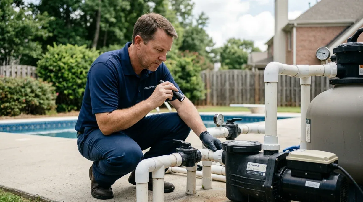 Leak detection service area map for the 30068 ZIP code in Marietta, Georgia