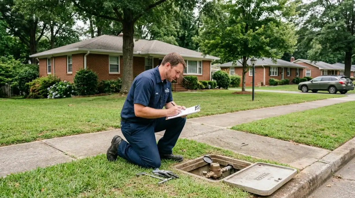 Leak detection in a mid-century Fair Oaks home in Marietta GA with crawlspace plumbing